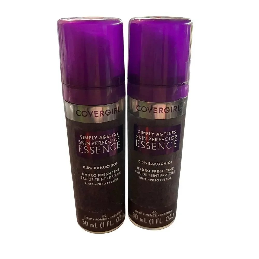 CoverGirl | Lot Of 2 Ageless Skin Perfector Essence Foundation 1oz DEEP 613